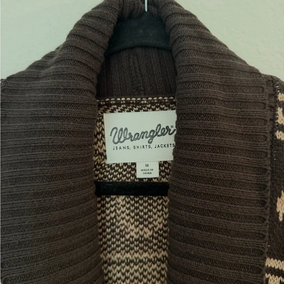 Wrangler Grandpa Western Cardigan Sweater - Picture 6 of 7